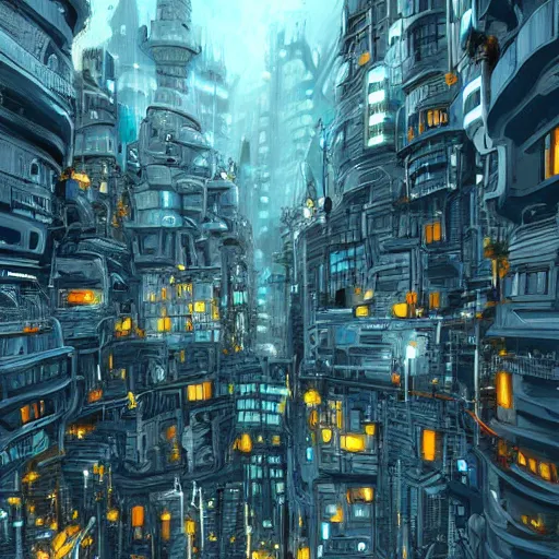 Image similar to beautiful city of the future, highly detailed, cinematic, illustration, concept art