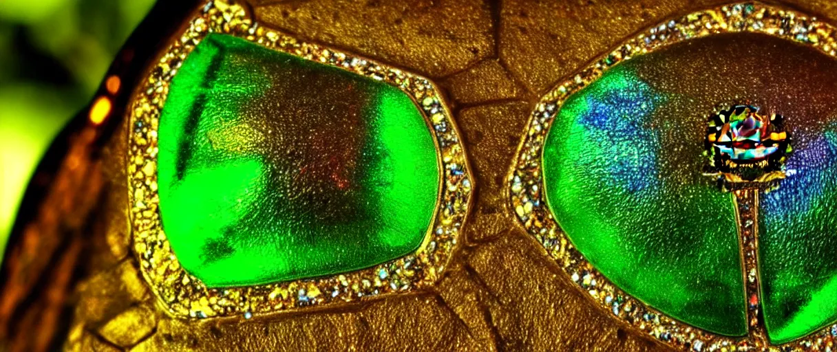 Image similar to high quality close-up photo scarab!! with crystals iridescent gorgeous hyperdetailed moody green lighting low angle hd 8k sharp shallow depth of field