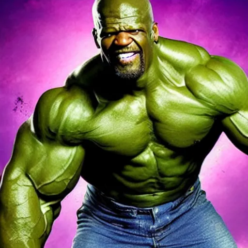 Image similar to hulk terry crews