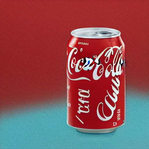 Image similar to “ photograph of a coca - cola funko pop, funko pop of coca - cola can, product photography ”