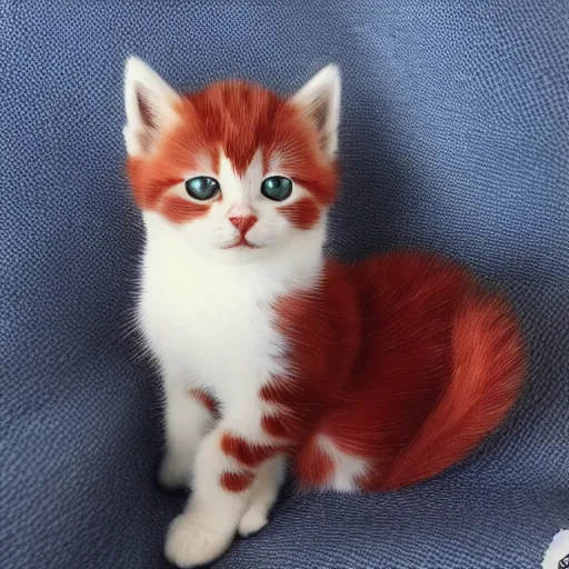 Image similar to adorable crimson kitten