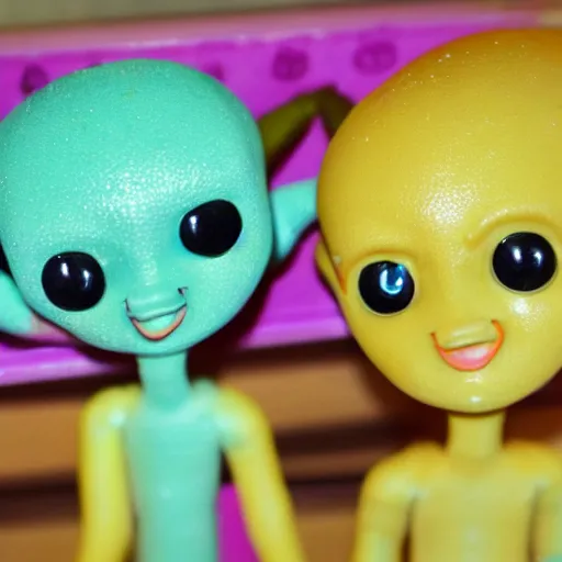 Image similar to baby aliens at kindergarten, very detailed, photorealistic