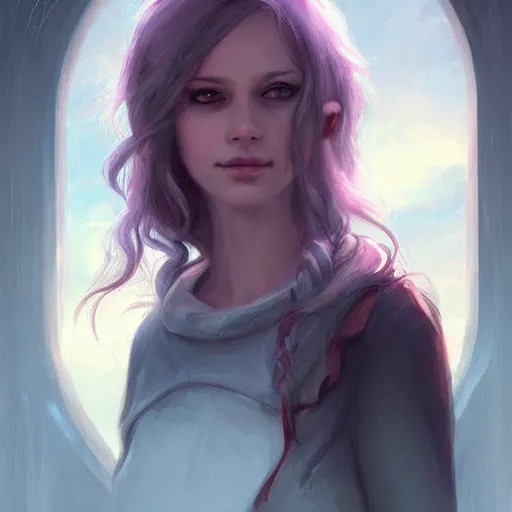 Image similar to a portrait of a character in a scenic environment by charlie bowater, eldritch