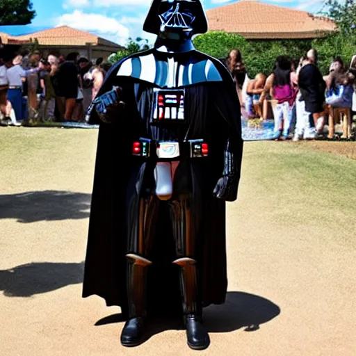 Prompt: darth vader wins festival de vina