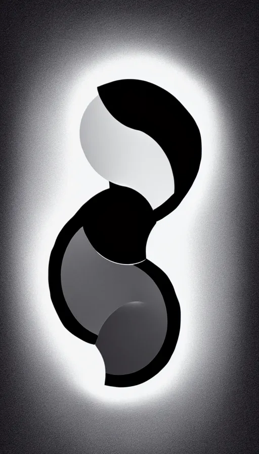 Prompt: Abstract representation of ying Yang concept, by Jason De Graaf