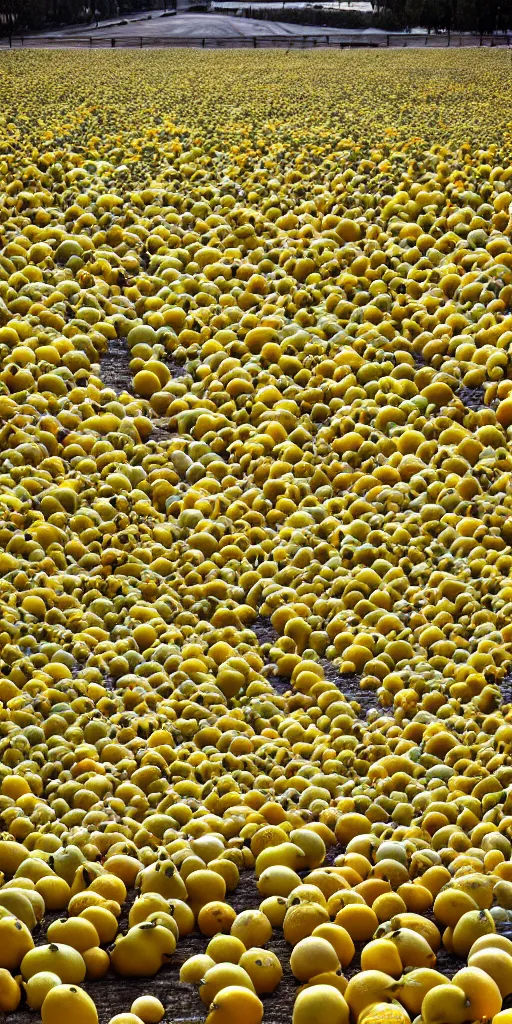 Image similar to sea of lemons, lemons, lemons, lemons!