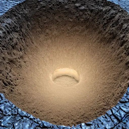 Image similar to infinitely deep hole in the group