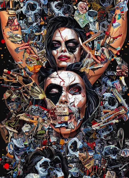 Image similar to the dead of night, by Sandra Chevrier and Dan Mumford