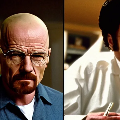 Prompt: Walter white if he was in the movie Goodfellas