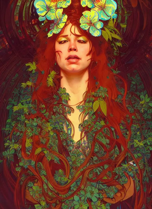 Prompt: la honda. ken kesey and the merry prankster. electric koolaid acid test. intricate, elegant, highly detailed, digital painting, artstation, concept art, wallpaper, smooth, sharp focus, illustration, art by artgerm and greg rutkowski and alphonse mucha