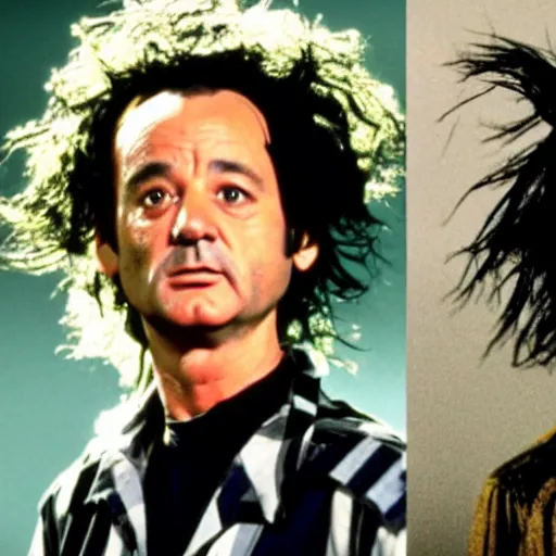 Image similar to bill murray as edward scissorhands