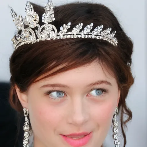Image similar to tiara on her head