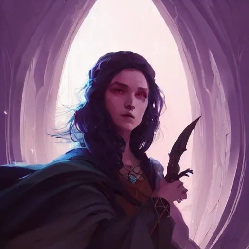 Prompt: a beautiful portrait of a beautiful dark sorceress, game of thrones concept art by pete mohrbacher and guweiz and ilya kuvshinov, digital art, highly detailed, intricate, sharp focus, trending on artstation hq, deviantart, unreal engine 5, 4 k uhd image