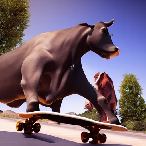 lette At redigere tildele cow riding a skateboard, 4k, photorealistic | Stable Diffusion | OpenArt