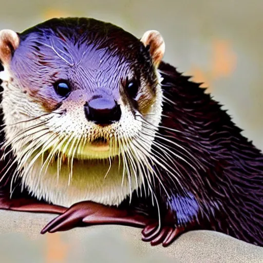 Image similar to cutest otter in the universe