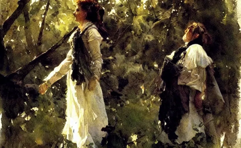 Prompt: watercolor by anders zorn, romanticism, creative, very very very very beautiful art, dramatic and cinematic light