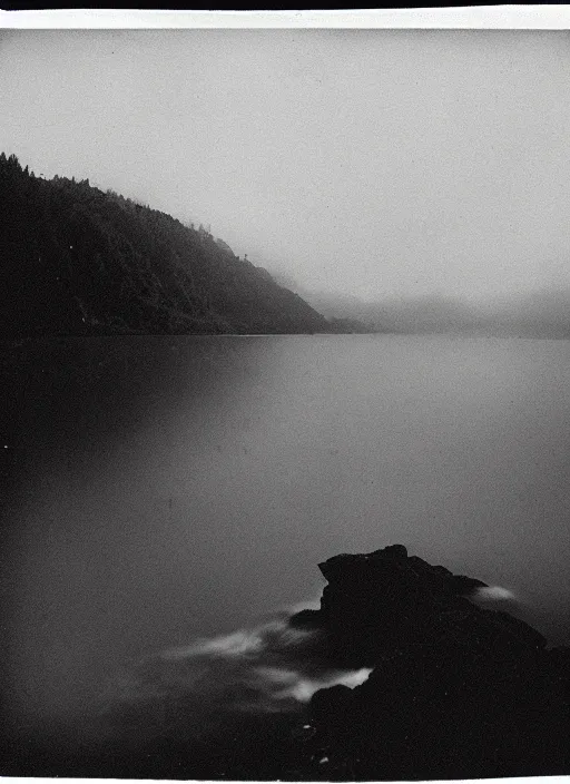 Image similar to impossible, black and white photograph