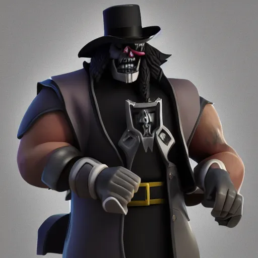 Prompt: undertaker, clash royal style characters, unreal engine 5, octane render, detailed, brawl stars, cinematografic, cinema 4 d, artstation trending