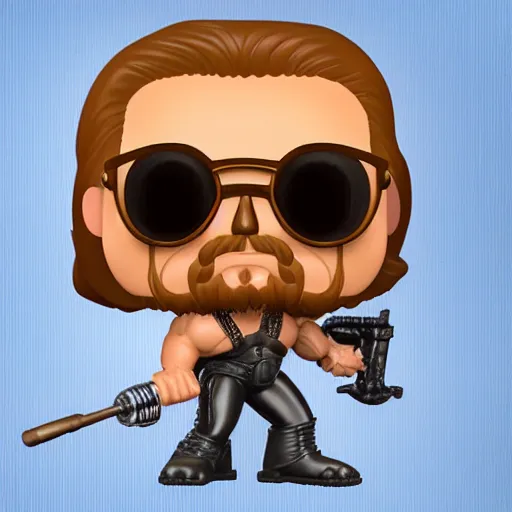 Prompt: very intricate photorealistic photo of a arnold schwarzenegger funko pop on a white background, award - winning details ”