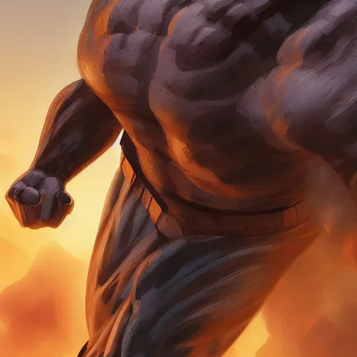 Image similar to Colossus from X-Men Marvel Comics, hyperdetailed, artstation, cgsociety, 8k