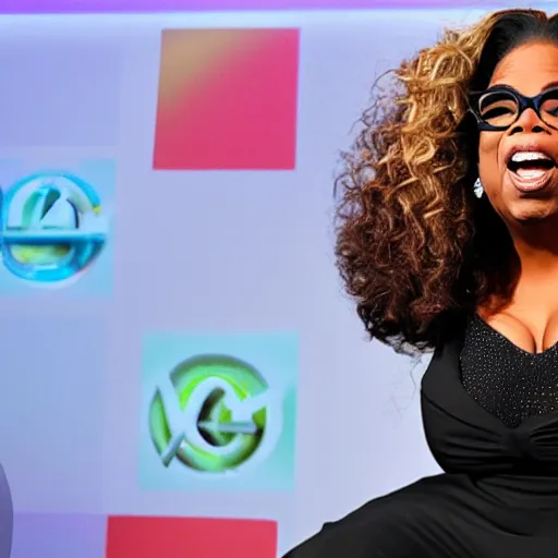 Prompt: Oprah Winfrey drunk on the Joe Rogan Experience