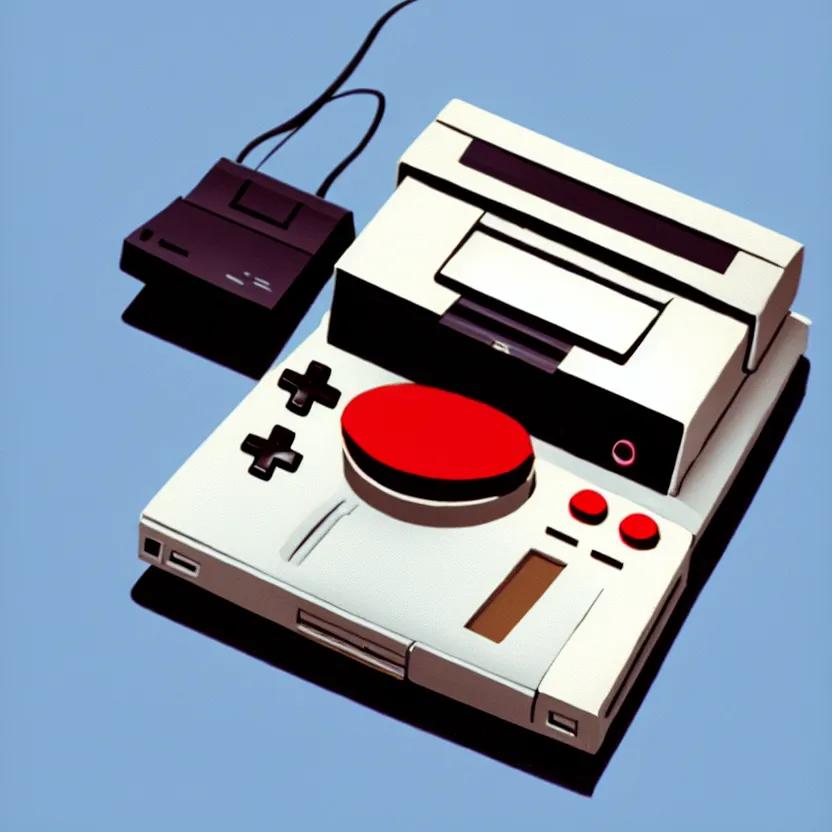 Image similar to a hyperrealistic clope up detailed photo of a floppy disk, retro, 8 0 s, vintage, game consoles