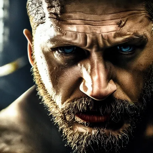 Image similar to Tom Hardy in wolverine Suit 4K quality Photorealism