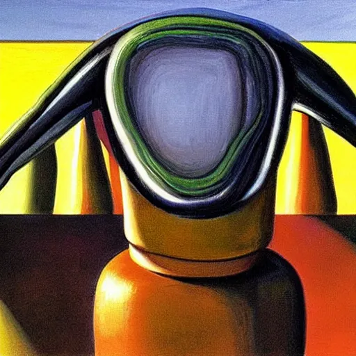 Image similar to alien by wayne thiebaud