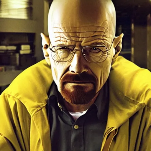 Prompt: walter white joins the avengers