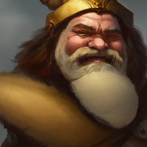 Prompt: a detailed portrait of a dwarf warrior with a white beard, by justin gerard and greg rutkowski, digital art, realistic painting, dnd, character design, trending on artstation