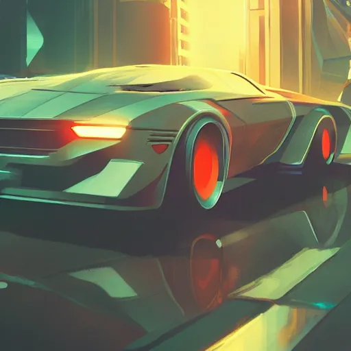 Prompt: Ridley Scott as the Rick Deckard, Ridley Scott in a Bladerunner car, ambient lighting, 4k, anime key visual, lois van baarle, ilya kuvshinov, rossdraws, artstation