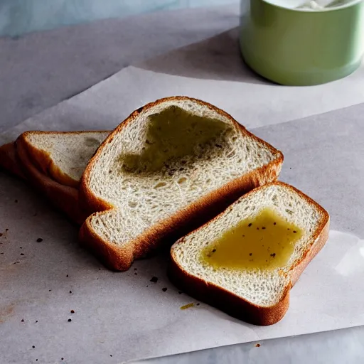 Image similar to moldy toast, product photo