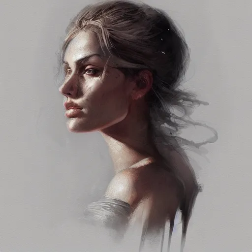 Image similar to Beautiful woman portrait, detailed illustration, realistic, hyperdetailed, dynamic lights, 8k, digital art, greg rutkowski , Trending on artstation