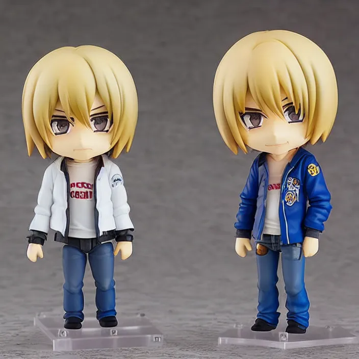 Image similar to kurt cobain, an anime nendoroid of kurt cobain, figurine, detailed product photo