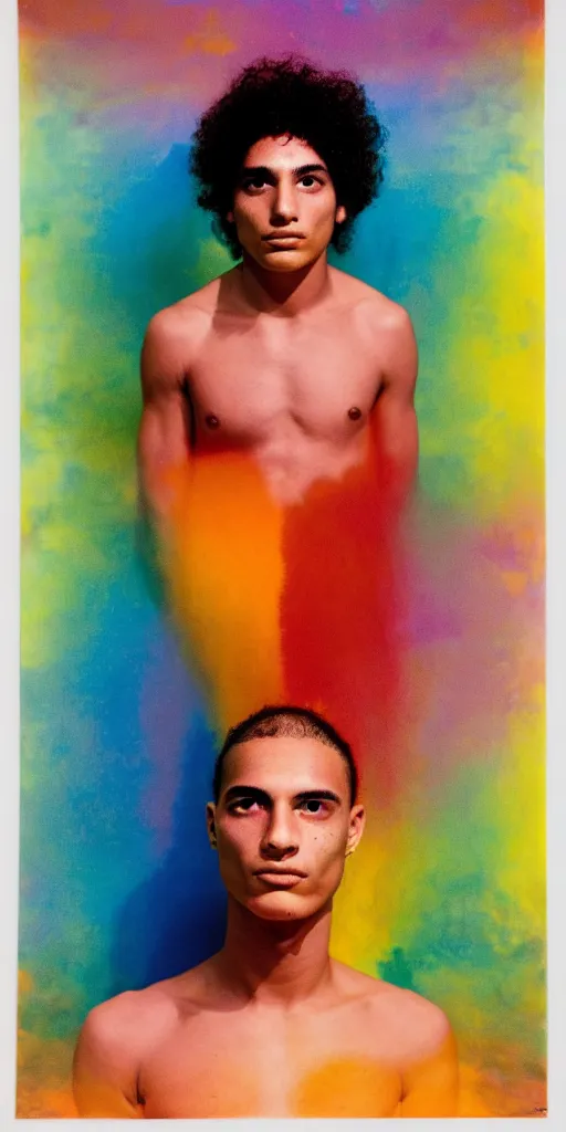 Image similar to award winning photo of syd wyatt, vivid colors, happy, symmetrical face, beautiful eyes, studio lighting, wide shot art by Sally Mann & Arnold Newman