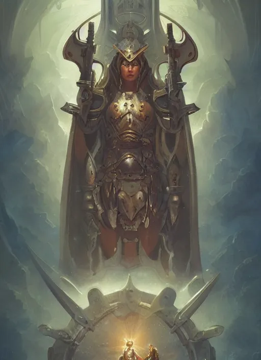 Image similar to hyper realistic photography portrait of medieval religious occult space paladin amazon cinematic, brom, moebius, peter mohrbacher, juan gimenez, james gurney, greg rutkowski comic cover artstation