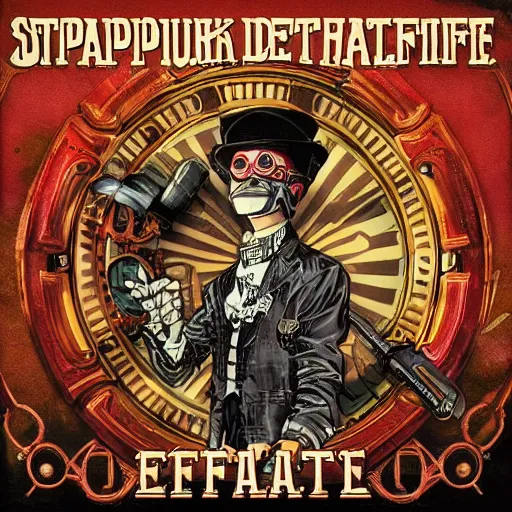 Image similar to steampunk defective | album artwork, used lp ( 2 0 0 6 )