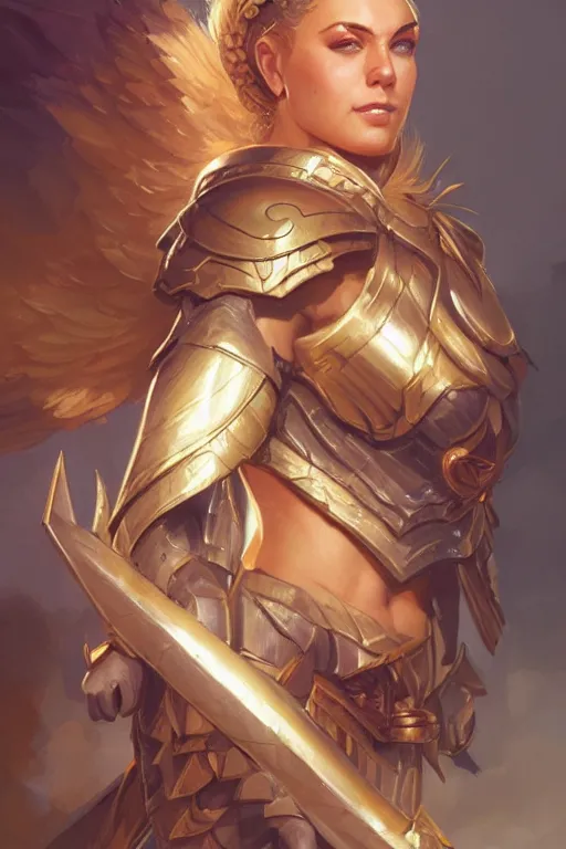 Image similar to amazon valkyrie athena, d & d, fantasy, portrait, highly detailed, headshot, digital painting, trending on artstation, concept art, sharp focus, illustration, art by artgerm and greg rutkowski and magali villeneuve