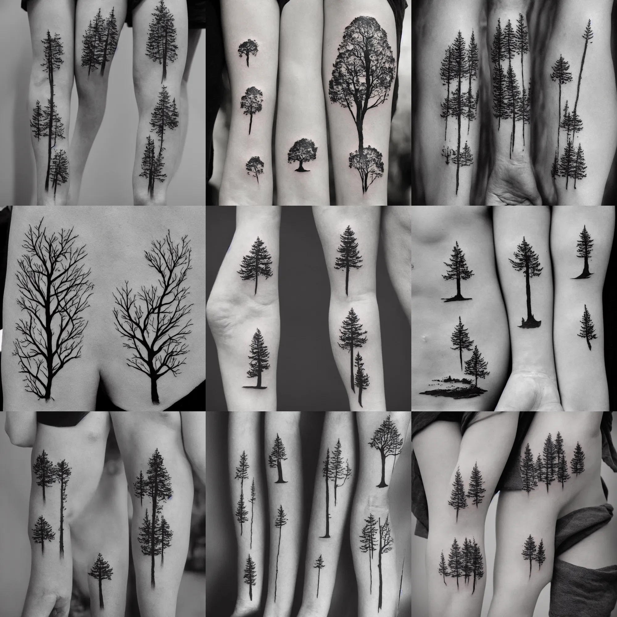 simple tree tattoo