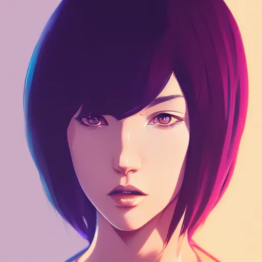 Image similar to a portrait of a beautiful motoko kusanagi, art by ilya kuvshinov and wlop and artgerm and josan gonzalez, digital art, highly detailed, intricate, sharp focus, trending on artstation hq, deviantart, pinterest, unreal engine 5, 4 k uhd image