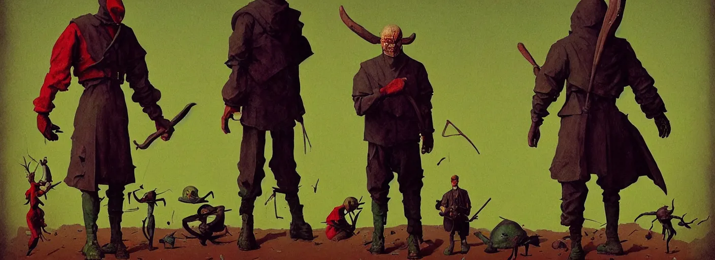 Image similar to full - body portrait surreal colorful clay fighting artstation rpg gentleman character concept art anatomy, action pose, very coherent and colorful high contrast masterpiece by norman rockwell franz sedlacek hieronymus bosch dean ellis simon stalenhag rene magritte gediminas pranckevicius, dark shadows, sunny day, hard lighting, reference sheet white! background