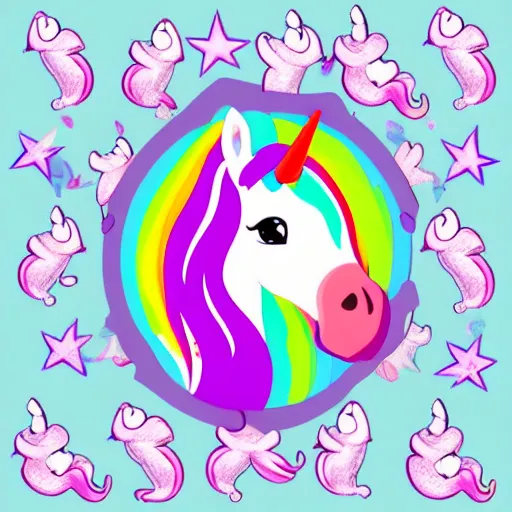 Free: Pink Fluffy Unicorns Dancing On Rainbows Pink Fluffy Unicorns Dancing  On Rainbows Invisible Pink Unicorn Winged unicorn - unicorn 