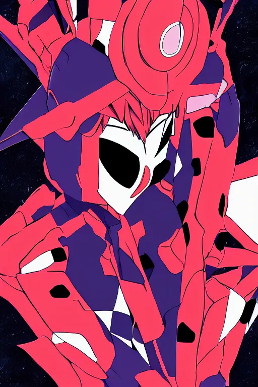 Image similar to hd phone wallpaper inspired by Neon Genesis Evangelion