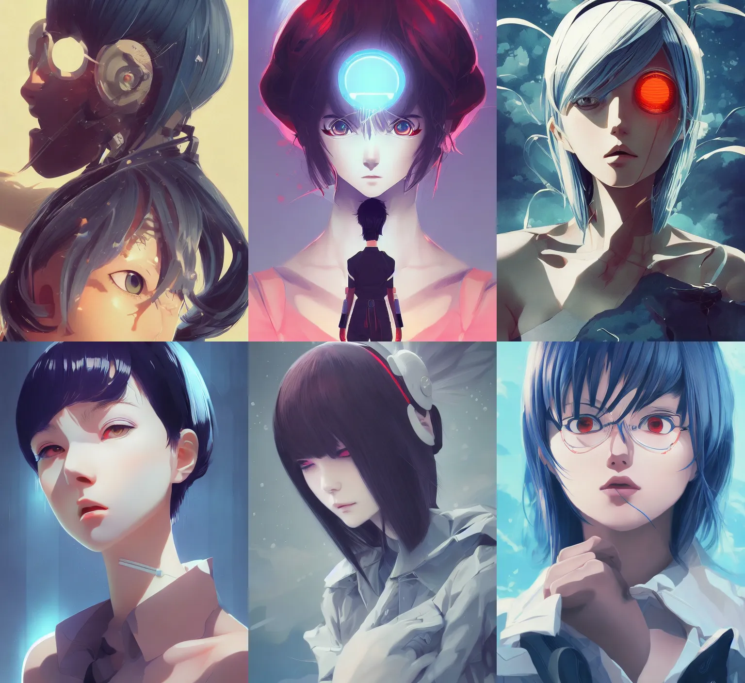 Prompt: detailed, sharp, god of machine by Ilya Kuvshinov and Anna Dittmann and studio ghibli and WLOP and Rossdraws, digital art, surreal, trending on artstation, anime arts, featured on Pixiv, blue lighting, HD, 8K, highly detailed, good lighting, beautiful, epic, masterpiece