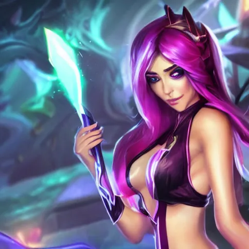 Image similar to hot picture of zoe from league of legends