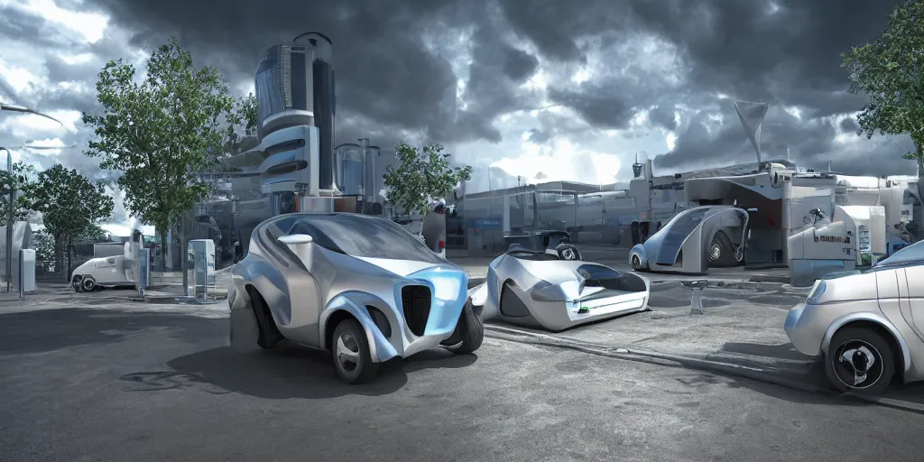 Image similar to hydrogen fuel cell vehicle, 3 dmax, vray, maya, pixar, unrea 5, hyperrealistic, octane render, dynamic lighting, intricate detail.