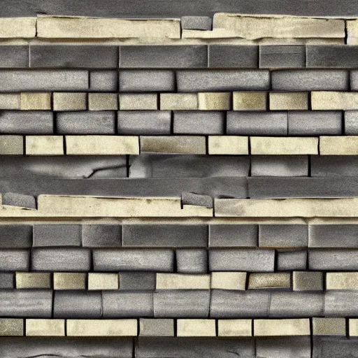 Image similar to a painterly stylized stone cladding texture