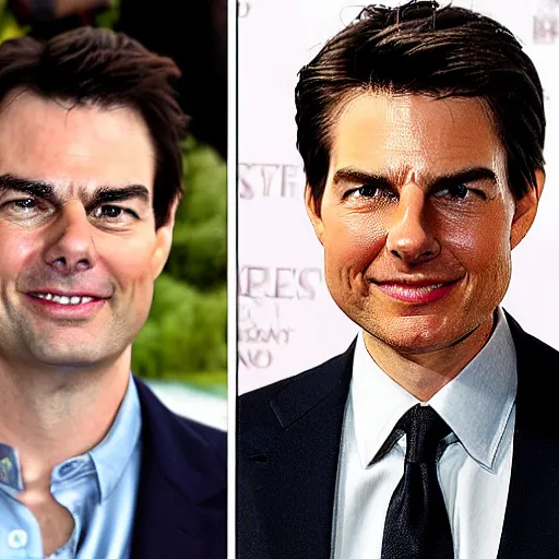 Image similar to Bill-Hader and Tom-Cruise are secretly the same person, headshot portrait