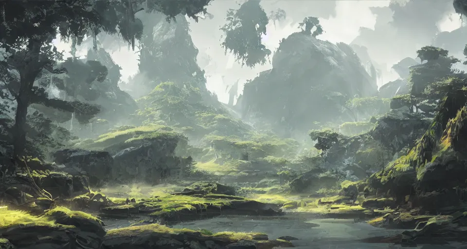 Image similar to environment painting. credit :. fzd school of design.