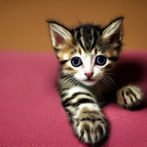 Image similar to high detail shot of a cute kitten